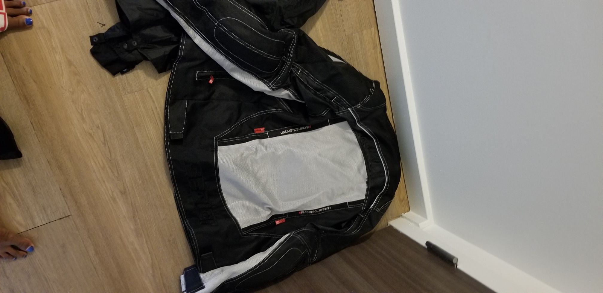 Motorcycle riding jacket and Reflective vest