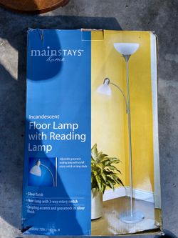 Brand new box lamp with reading lamp.