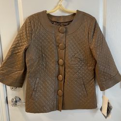 Terry Lewis Light Brown Leather Jacket 