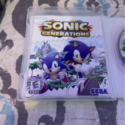 2 Sonic generations PS3 CDs.