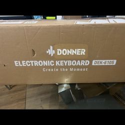 DONNER ELECTRÓNIC KEYBOARD PIANO - Model DEk- 610S - $400