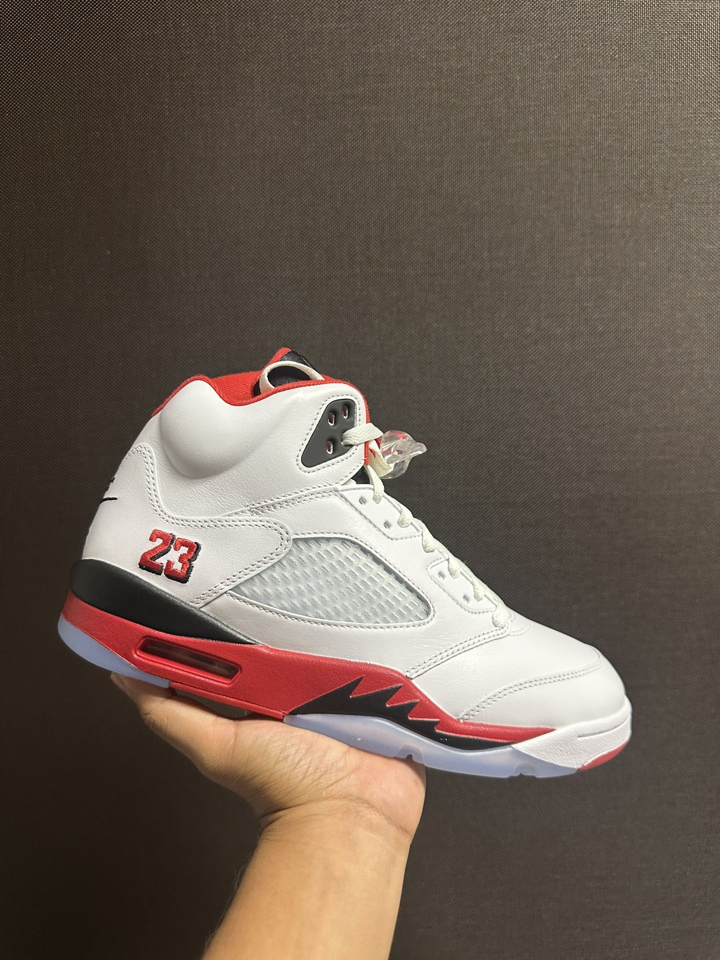 Jordan 5 Retro “ Fire Red Black Tongue” ( Men’s)