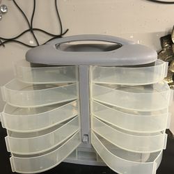 Storage Container with Lots Of Bins 12”