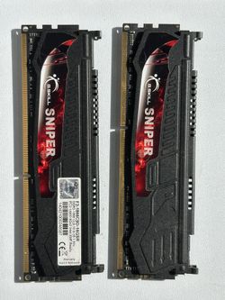 G.SKILL Sniper Series 16GB (2 x 8GB) DDR3-1866 CL9 Memory Kit (Model F3-1866C9D-16GSR)