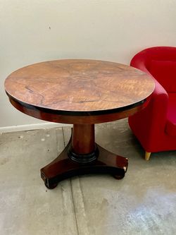 Antique Mahoney round table