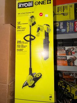 Ryobi 18 volt cordless 2- tool combo kit