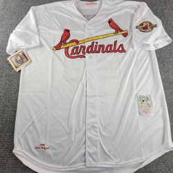 St Louis Cardinals Mark Mcguire White Stitched Mens 2XL Baseball Jersey New