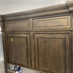 Head Board And Double Dresser W/mirror 