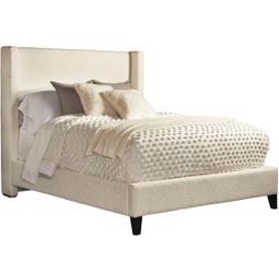 Bed frame with headboard
