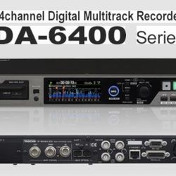Tascam DA6400 - 64ch SSD Multitrack Recorder - DANTE  & MADI