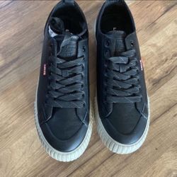 New! Men’s Levi Anikin Lace Ups . Black, Size 10.5
