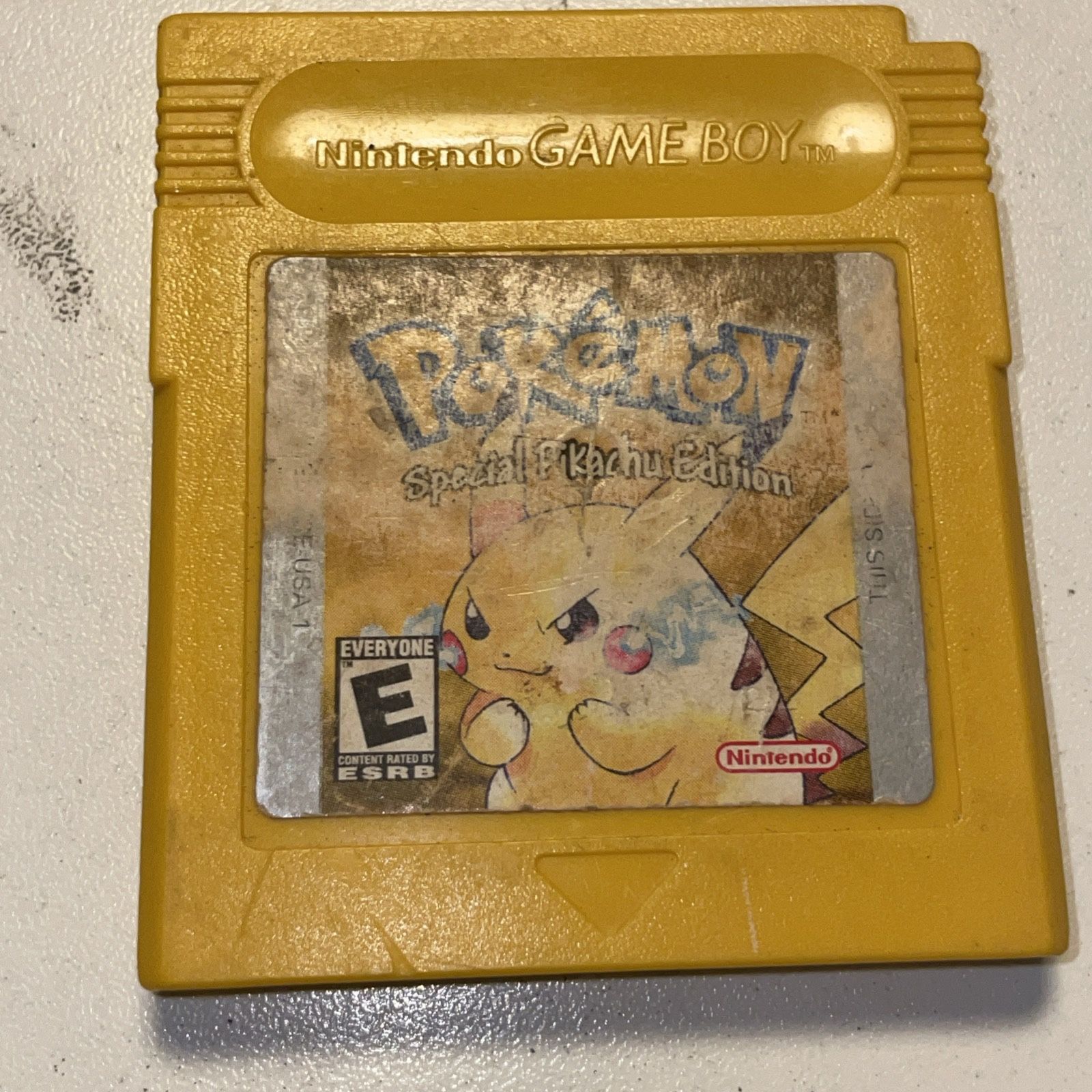Vintage Pokemon Yellow Game Nintendo GameBoy, 1999 Edition