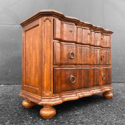 Gorgeous French Provincial Solid Wood Dresser With Period Hardware