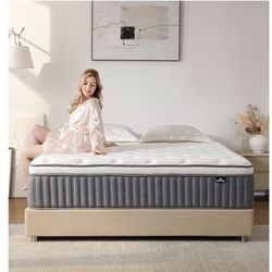 BRAND NEW Full Size Mattress 12 Inch, Hybrid Memory Foam Mattress