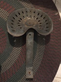 Vintage Tractor Seat With Bracket