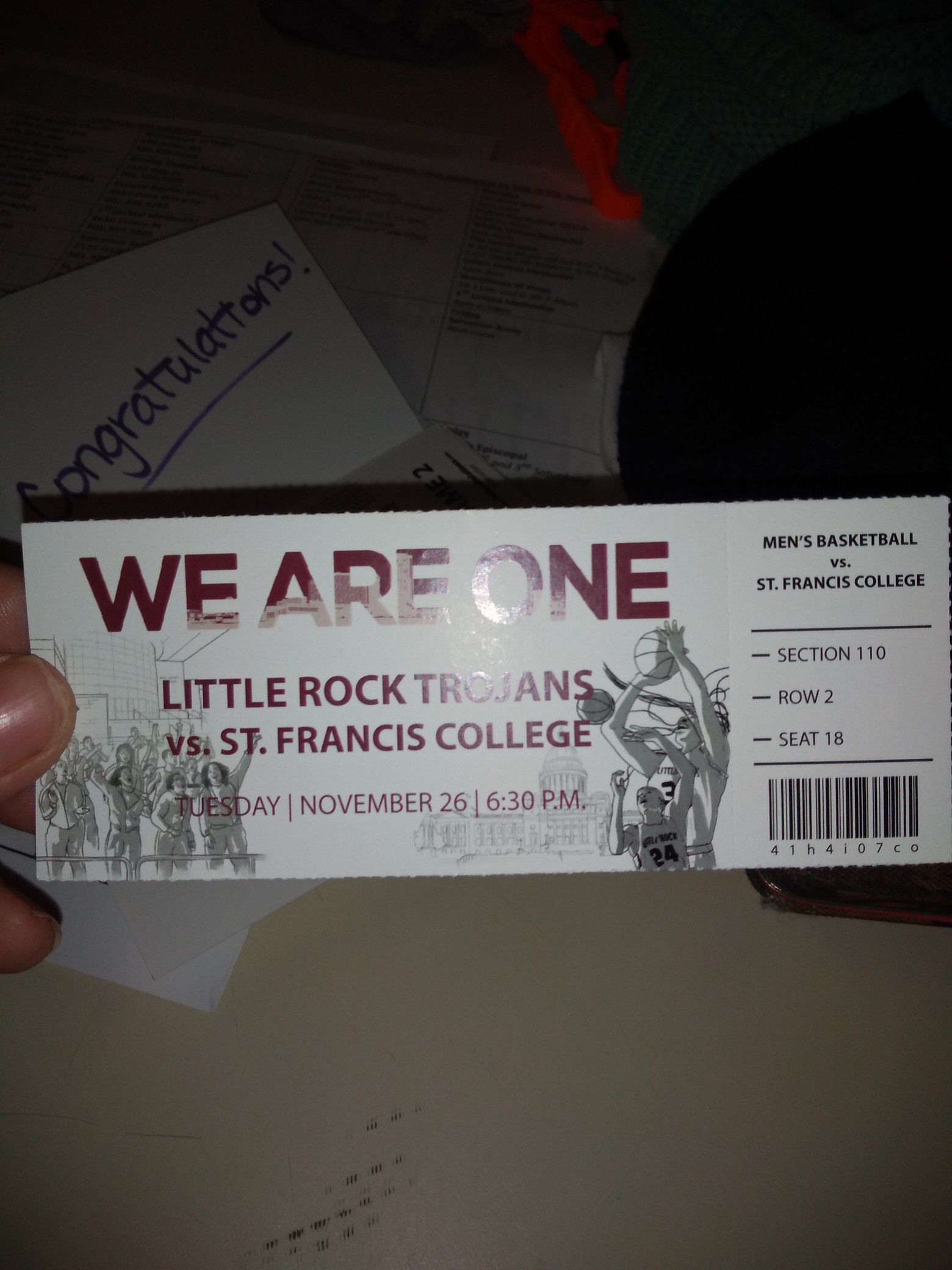 College basketball tickets