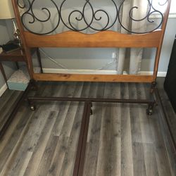 Queen Size Bed Frame + Mattress Base
