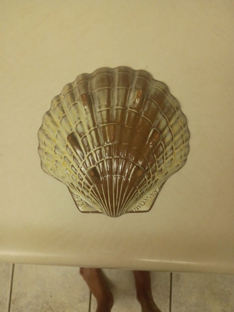 Rare Frankoma Clam Shell Pottery