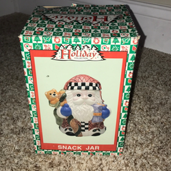 holiday collection snack jar world bazaars santa