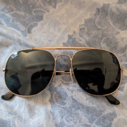 Ray Ban Sunglasses Gold Frame