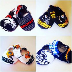 Team baby booties