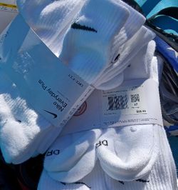 White Nike Socks Dri Fit