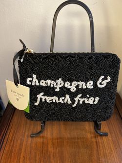 ♠️ Kate Spade NY x Target Champagne & French Fries Clutch