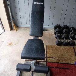 Strencor Decline Bench With Dumbbells 