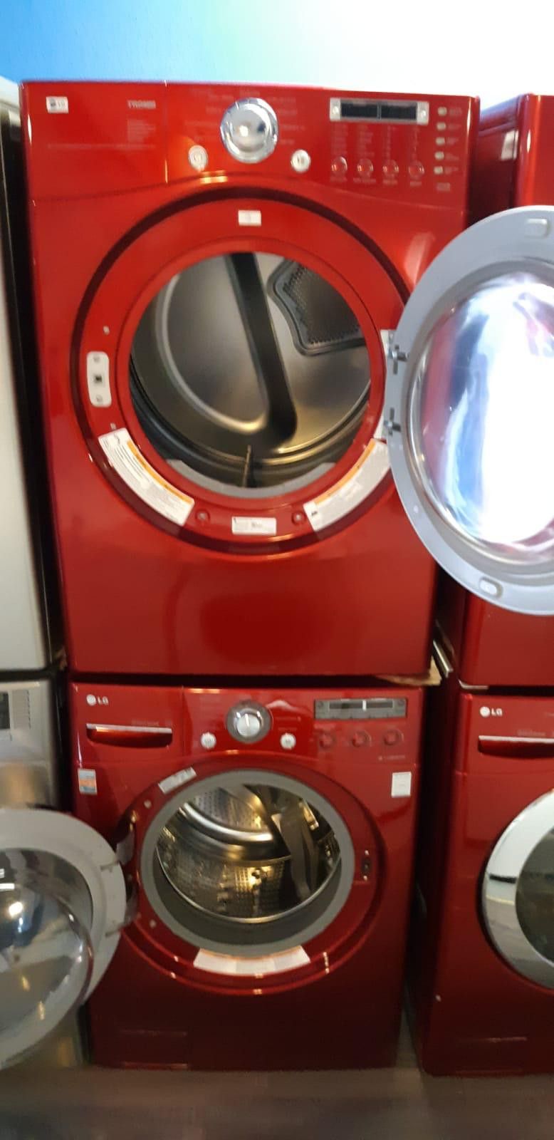 LG front load washer and dryer set in excellent condition