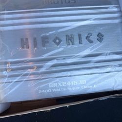 2400 Watt Hifonic Brutus Amp Never Been Hooked Up Brand New 