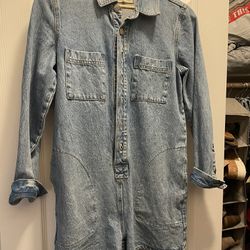 Madewell Shorts Jean Romper Size S