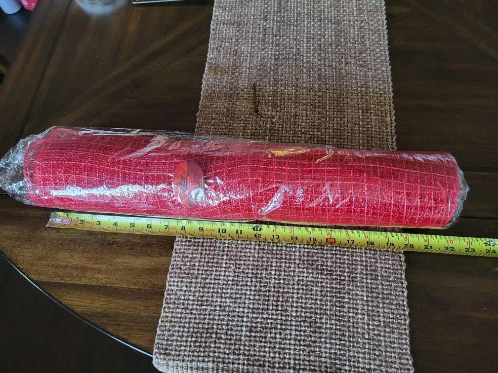 21" x 30ft. Mesh Ribbon