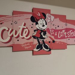 Minnie Mouse Wall Decor