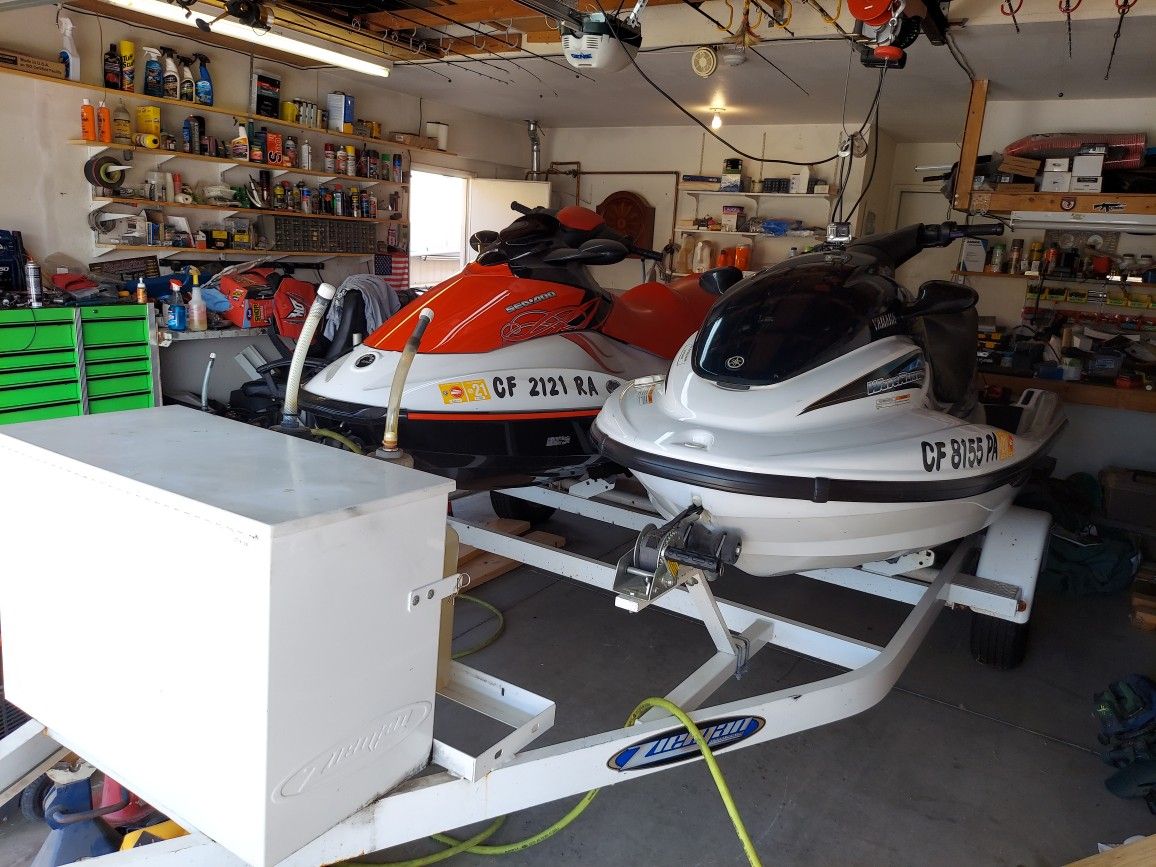 2009 Sea Doo 155 Wake, and Yamaha XL 800 mint condition $8,000 for both with dual trailer.