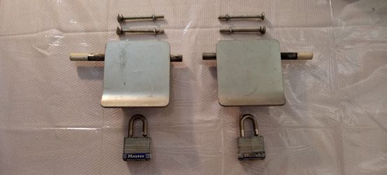 2 Set Garage Door Locks