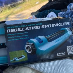 Aquajoe Oscillating Sprinkler NEW -$10 OBO 