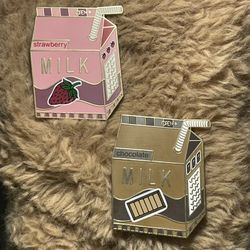 Strawberry and Chocolate Milk Pins