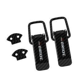 Brand New Universal Bride Carbon Fiber Car Bumper Trunk Fender Hatch Lids Quick Release Fastener
