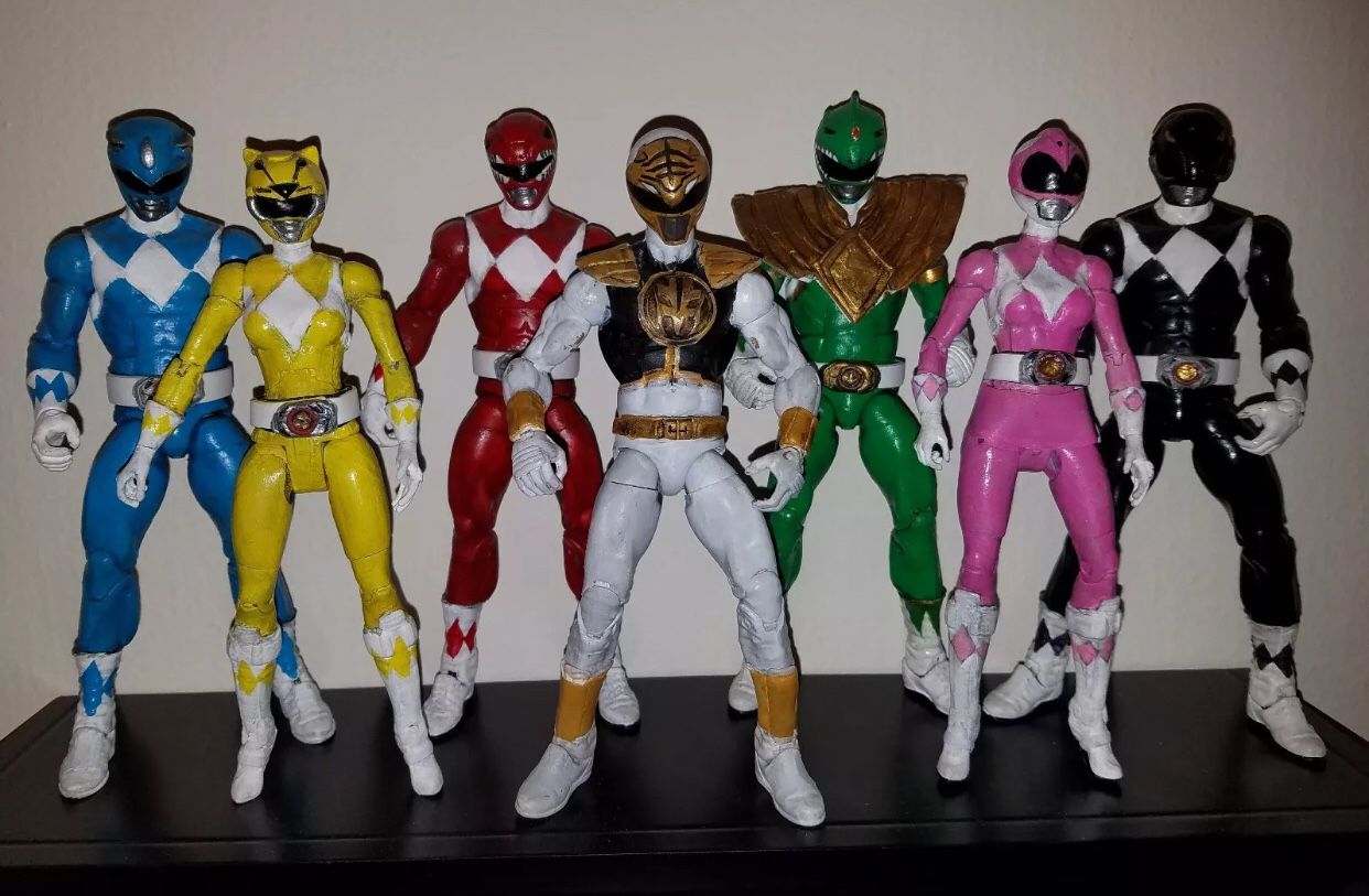 Custom power Ranger figures