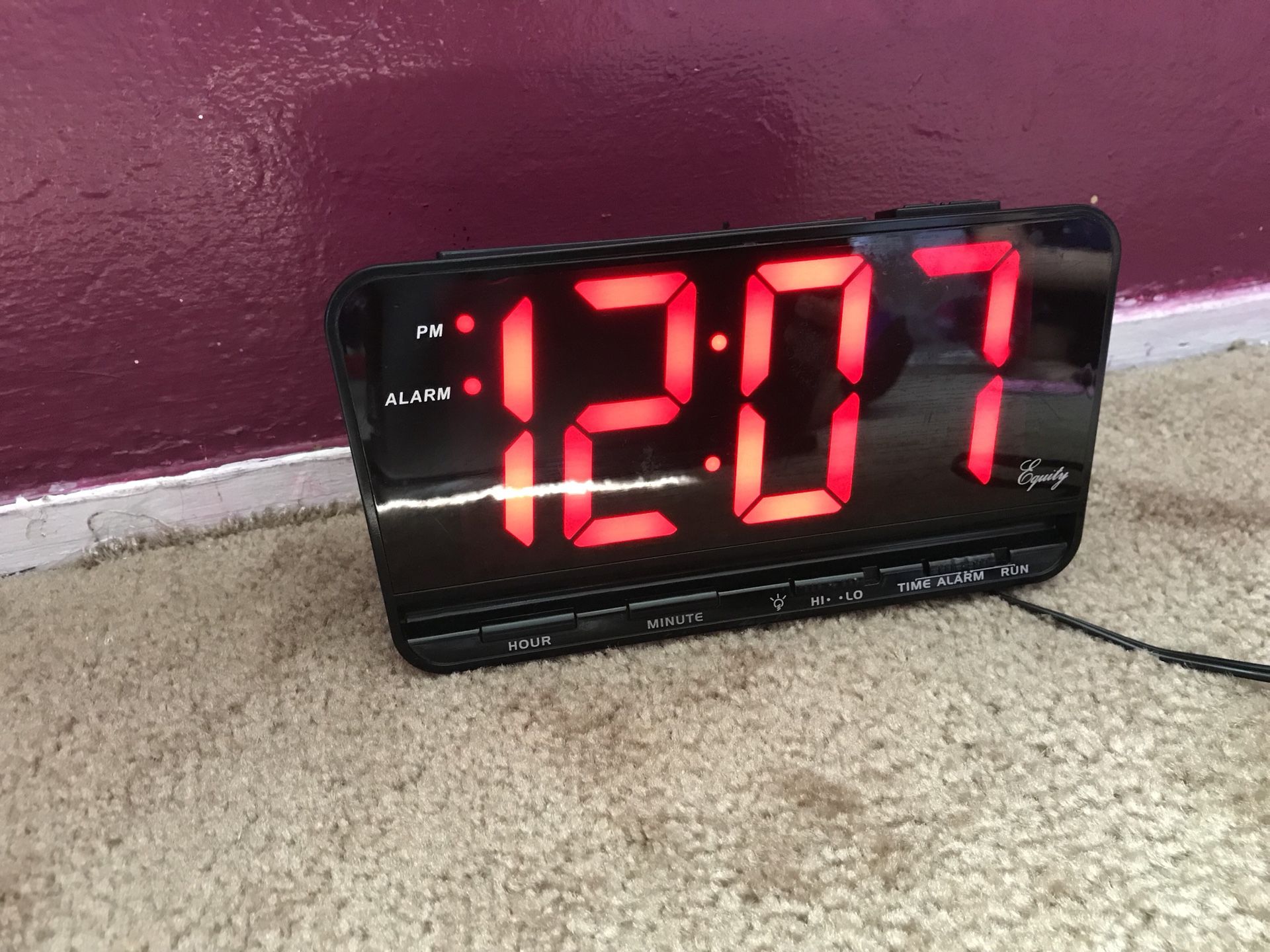 Large 8in alarm clock