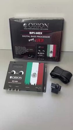 Epicentro Orion BP1-MEX Para Auto Con Perilla De Graves Y Filtro Subsónico