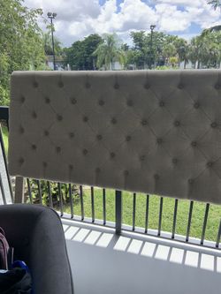 King - Tufted Headboard. 