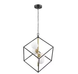 New 4 -Light Matte Black Modern/contemporary Integrated LED