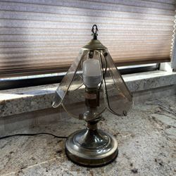 Vintage Brass Table Touch Lamp