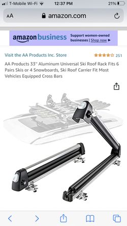 Aluminum Universal Ski Roof Rack