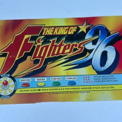 The King Do The Fighters 96 Arcade Marquee