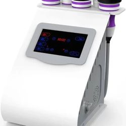 Cavitation 5-in-1 body sculpting and skin machine.