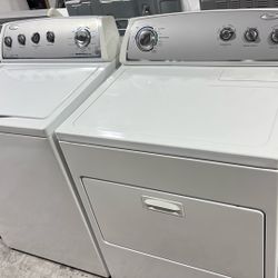 Topload Washer Electric Dryer Set