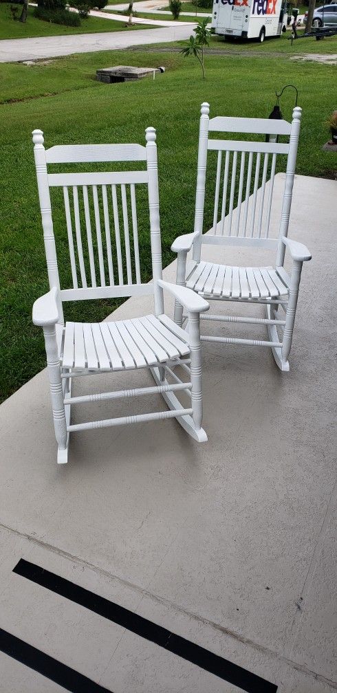 2 Cracker Barrel rocking Chairs