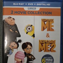 Despicable Me 1 And 2 Blu Ray Combo